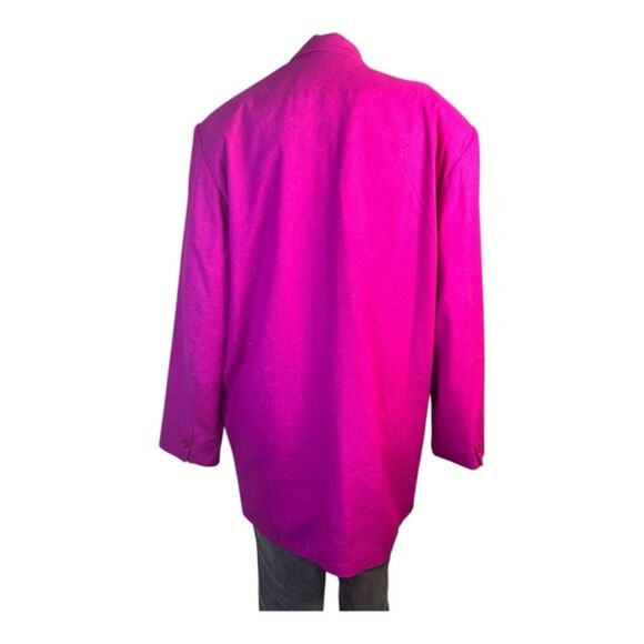 Anna and Frank Fuchsia Silk Blazer – Size M - Picture 2 of 5